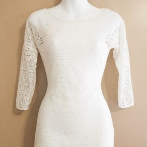 Express White Lace Dress